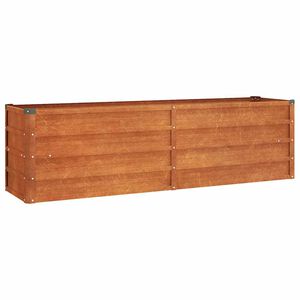 vidaXL ガーデンレイズドベッド ラスティ 160x40x45 cm コルテン鋼