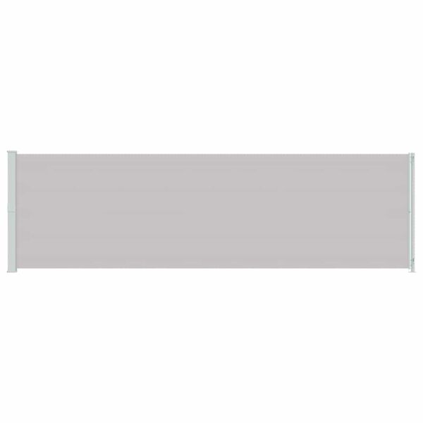 vidaXL パティオ 引き込み式サイドオーニング 180x600 cm グレー
