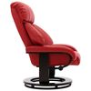 vidaXL TVリクライニングチェア フットスツール付き レッド 合成皮革製