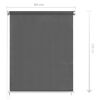 vidaXL 屋外用ローラーブラインド 60x230cm アントラシート