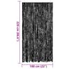 vidaXL 虫よけカーテン アントラシート 100x220cm シェニール