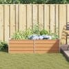 vidaXL ガーデンレイズドベッド 160x80x45 cm 亜鉛メッキ鋼製 シルバー
