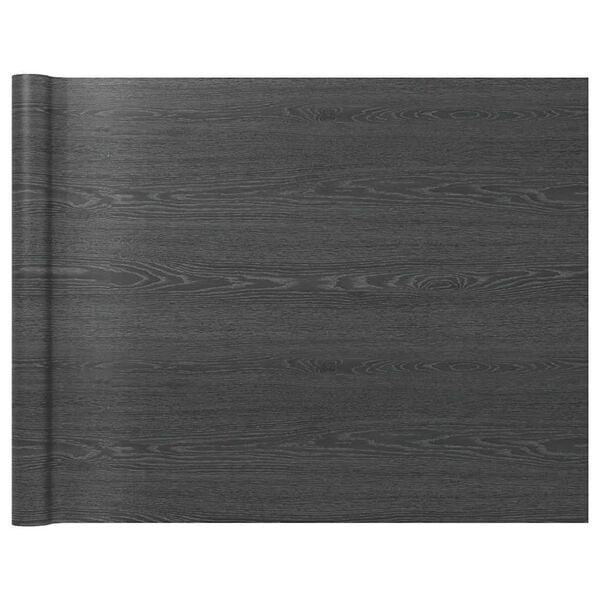 vidaXL 家具フィルム 裏面接着剤付き 2点 ダークウッド 500x90cm PVC製