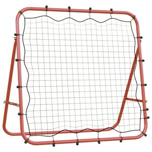 vidaXL 調整可能なサッカー キックバック リバウンダー96x80x96cm スチール＆PE
