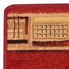 vidaXL カーペットランナー 滑り止めジェル付き レッド 67x120cm