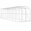 vidaXL 壁に対する鶏小屋 シルバー 600 x 150 x 215 cm 亜鉛メッキ鋼板