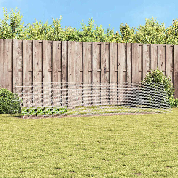 vidaXL ウサギケージ シルバー 215 x 100 x 85 cm 亜鉛めっき鋼