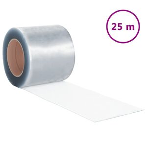 vidaXL のれん式カーテンロール PVC製 1.6mmx200mm 25m