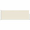 vidaXL 引き込み式サイドオーニング 160x500cm クリーム