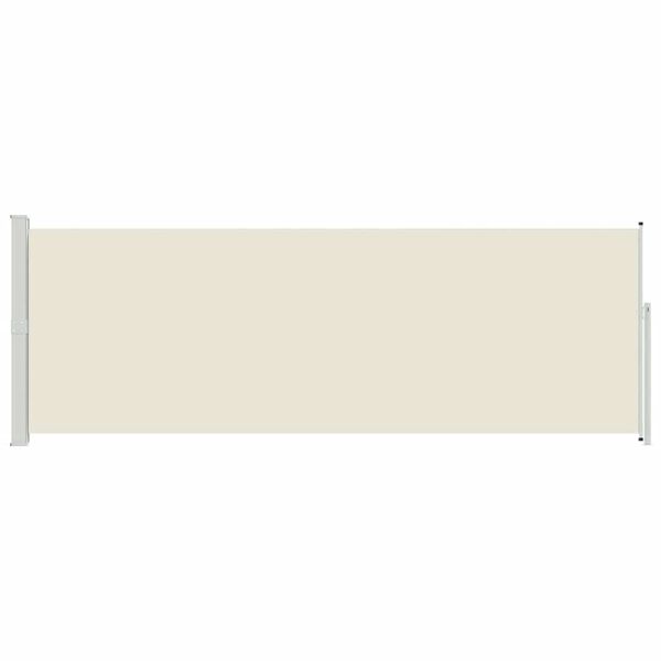 vidaXL 引き込み式サイドオーニング 160x500cm クリーム