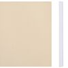 vidaXL ガーデンプライバシースクリーン PVC製 35 x 0.19 m クリーム