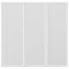 vidaXL シャワーバススクリーンウォール 141x 132 cm 3パネル 折り畳み式