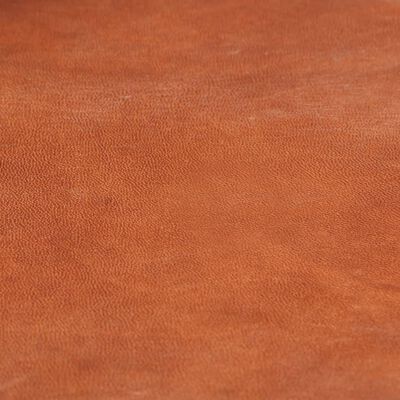 vidaXL 321875 vidaXL Bar Stools 2 pcs Brown Real Leather