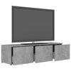 vidaXL TVキャビネット コンクリートグレー 120x34x30cm パーティクルボード