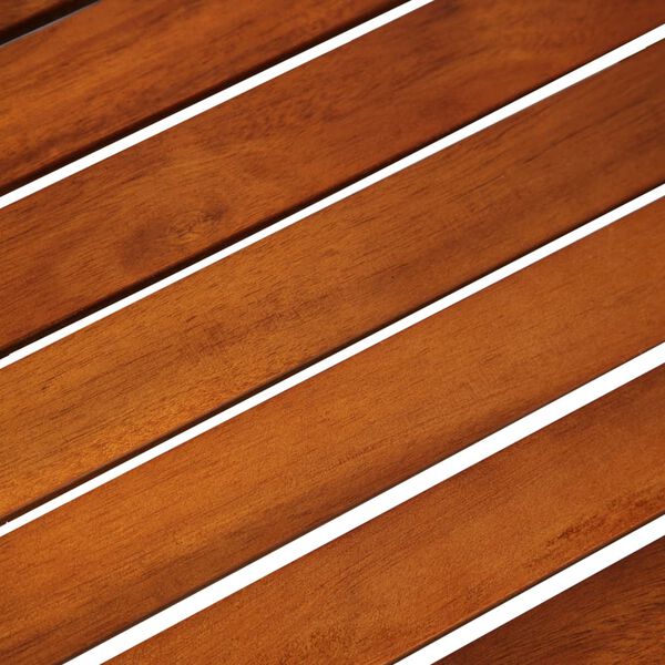 vidaXL ビストロ3点セット ポリラタン＆アカシア無垢材 ブラック