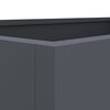 vidaXL プランター アントラシート 62x47x46 cm 冷間圧延鋼