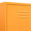 vidaXL 洋服ダンス マスタードイエロー 90x50x180 cm スチール