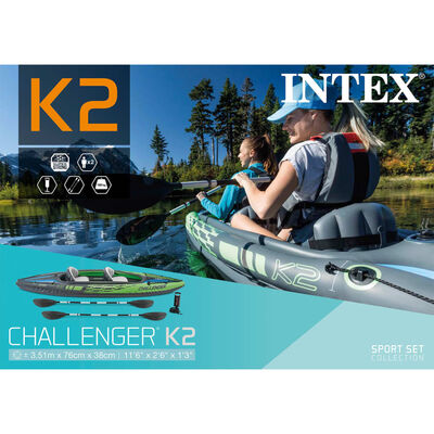 INTEX Intex インフレータブルカヤック「チャレンジャー K2」351x76x38cm 68306NP