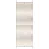 vidaXL プリーツブラインド 40x100cm クリーム