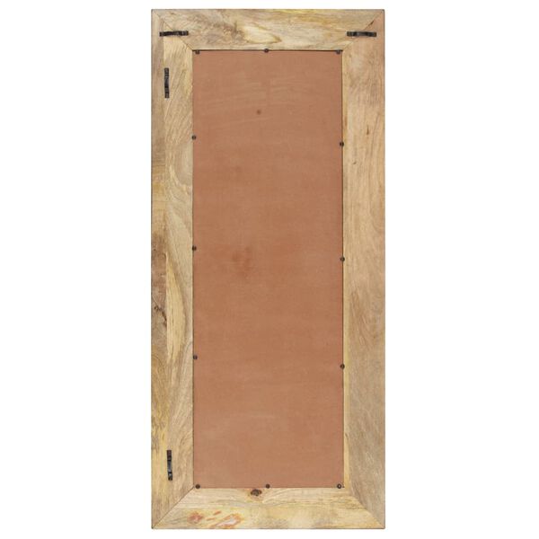 vidaXL ミラー 110x50cm マンゴー無垢材