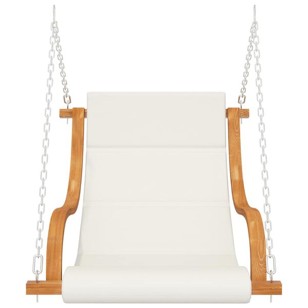 vidaXL スイングチェア スイングフレームなし クッション付き 無垢の曲げ木