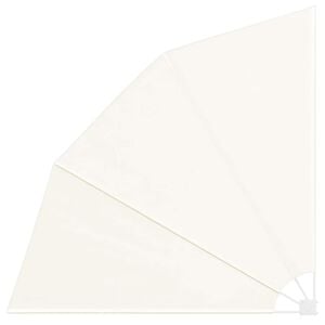 vidaXL 折りたたみ式 バルコニー用 サイドオーニング クリーム 210x210cm