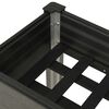vidaXL ガーデンレイズドベッド WPC製 75x40x75cm グレー