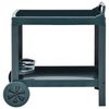 vidaXL ビバレッジカート 69x53x72cm プラスチック製 グリーン