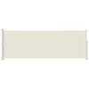 vidaXL 引き込み式サイドオーニング 160x500cm クリーム