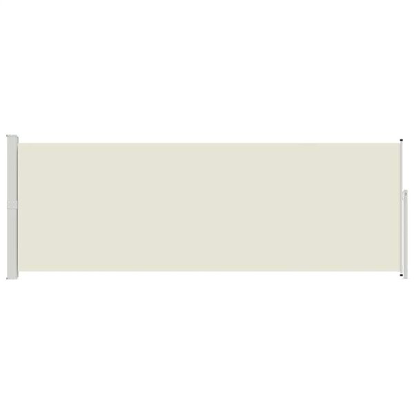 vidaXL 引き込み式サイドオーニング 160x500cm クリーム