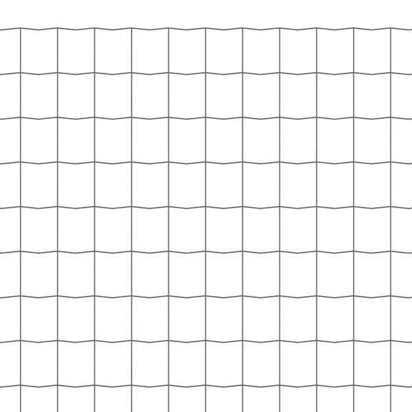 vidaXL ユーロ金網フェンス スチール製 10x1.5m グレー