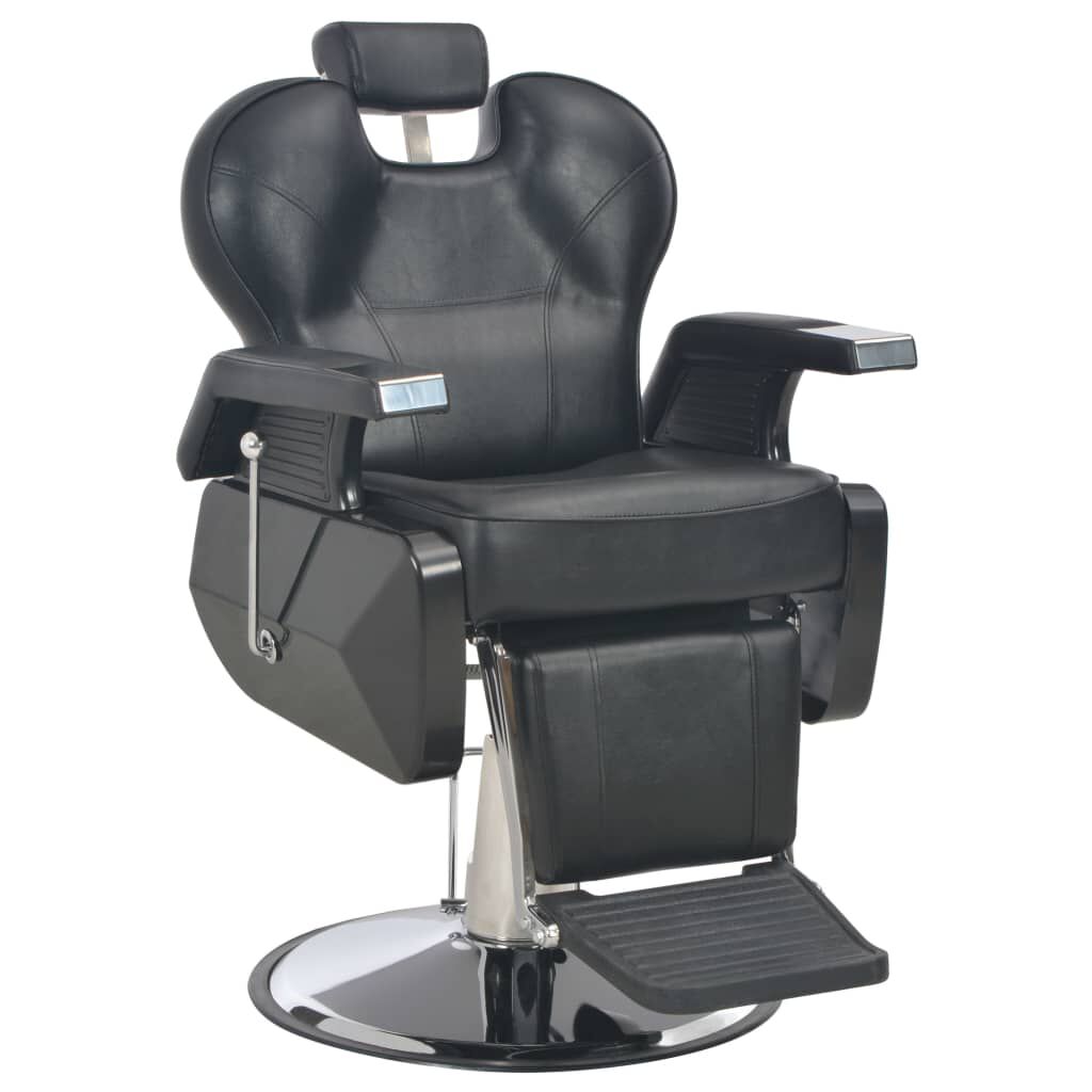 ブラック バーバーチェア　サロンチェア 合成皮革 美容・化粧品業界 | vidaXL.jp