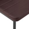 vidaXL ダイニング5点セット ブラウン