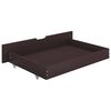 vidaXL 321988 vidaXL Bed Drawers 2 pcs Dark Brown Solid Pine Wood
