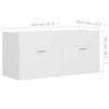 vidaXL バスルーム家具2点セット ホワイト エンジニアリングウッド