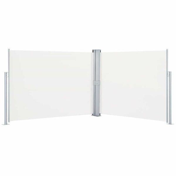 vidaXL 引き込み式サイドオーニング 140x1000cm クリーム