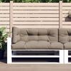 vidaXL パレットソファクッション 3点 トープ ファブリック