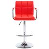 vidaXL バースツール 2点 合成皮革製 レッド