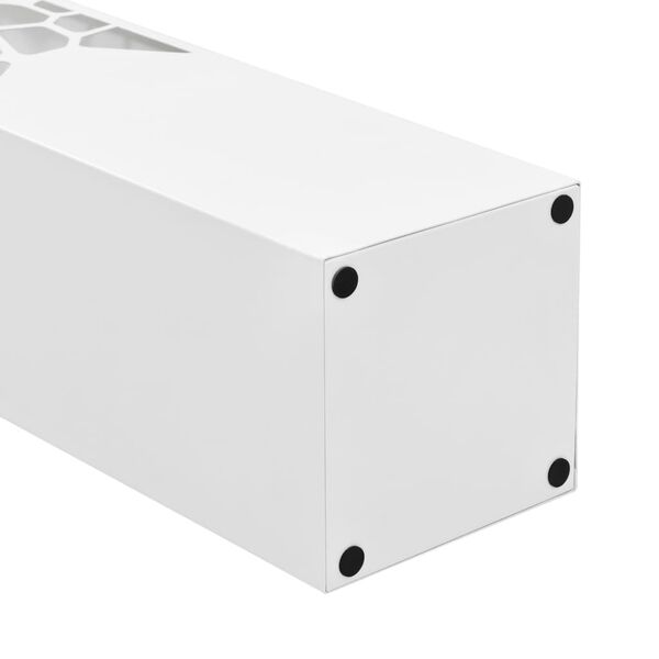 vidaXL 傘立て ストーンデザイン スチール製 ホワイト