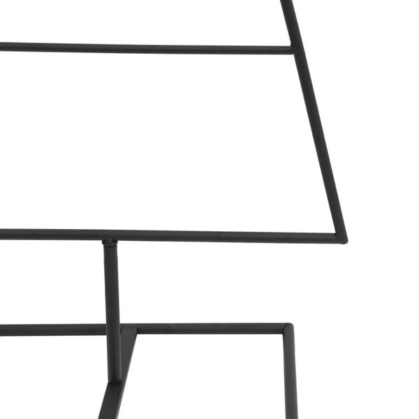 vidaXL 金属製クリスマスツリー デコレーション用 ブラック 90cm