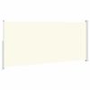 vidaXL パティオ用 引き込み式サイドオーニング 220x500cm クリーム