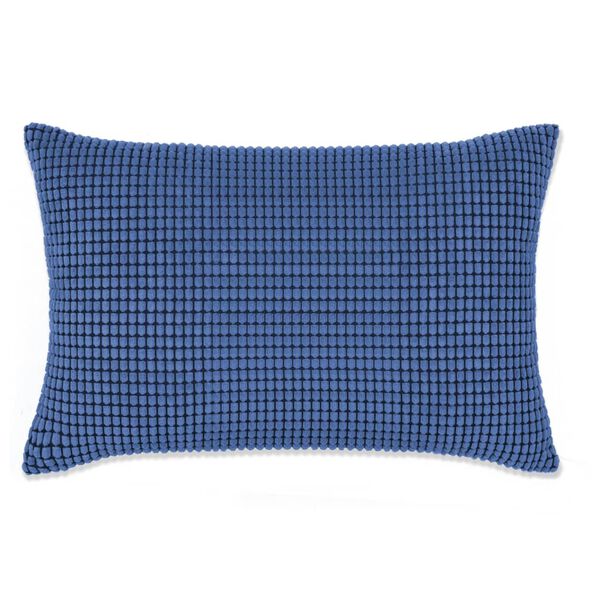 vidaXL クッション 2個セット ベロア 40x60cm ブルー