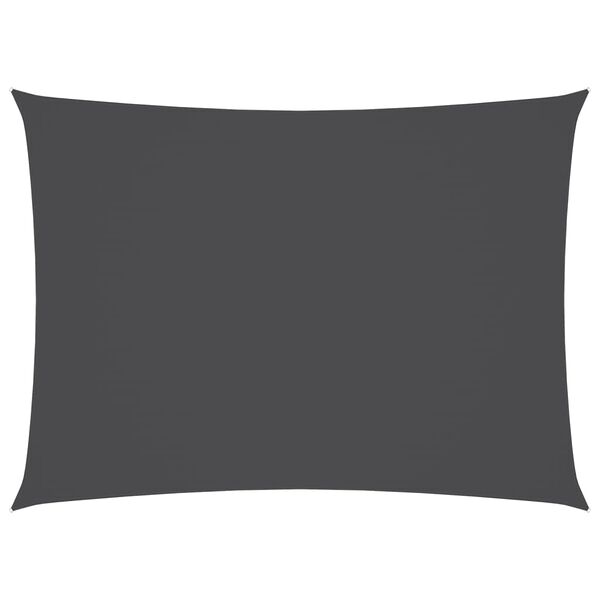 vidaXL サンシェード 2.5x4m 長方形 オックスフォード生地 アントラシート