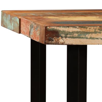 vidaXL バーテーブル 無垢の再生木材 150x70x107cm