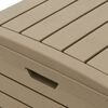 vidaXL 屋外用ゴミ箱 ライトブラウン 78x41x86 cm ポリプロピレン