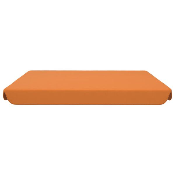 vidaXL ガーデンブランコ専用 交換用キャノピー テラコッタ 192x147cm