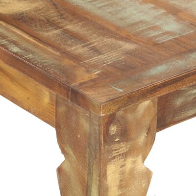 vidaXL ダイニングテーブル 160x80x76 cm 無垢の再生木材