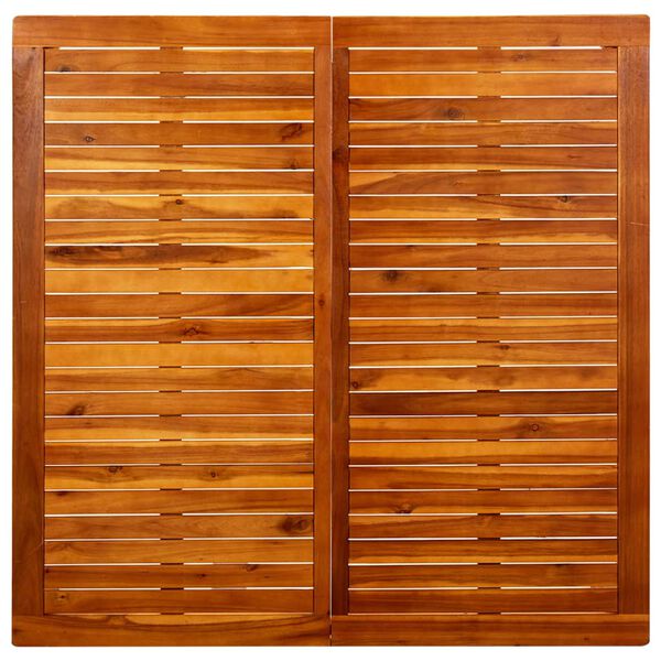 vidaXL ガーデンコーヒーテーブル 110x110x45cm アカシア無垢材