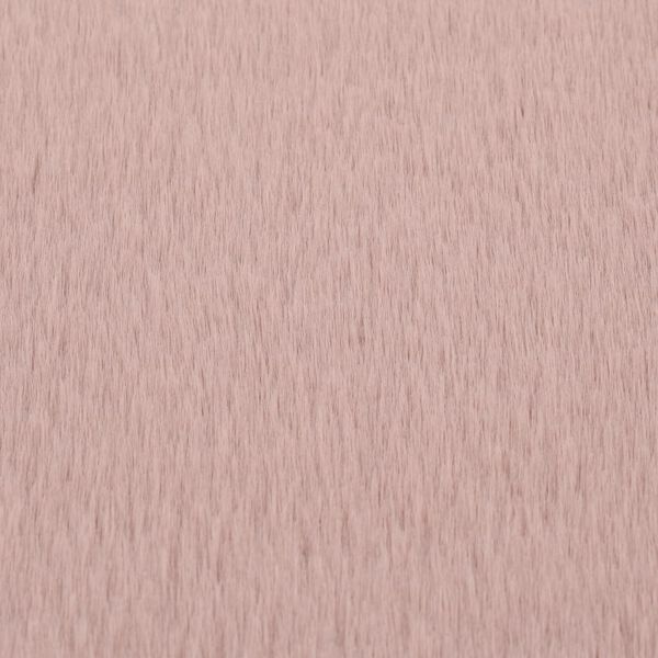 vidaXL ラグ 160cm フェイクラビットファー オールドピンク