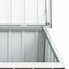 vidaXL ガーデン収納ボックス ブラウン 129x67x65 cm